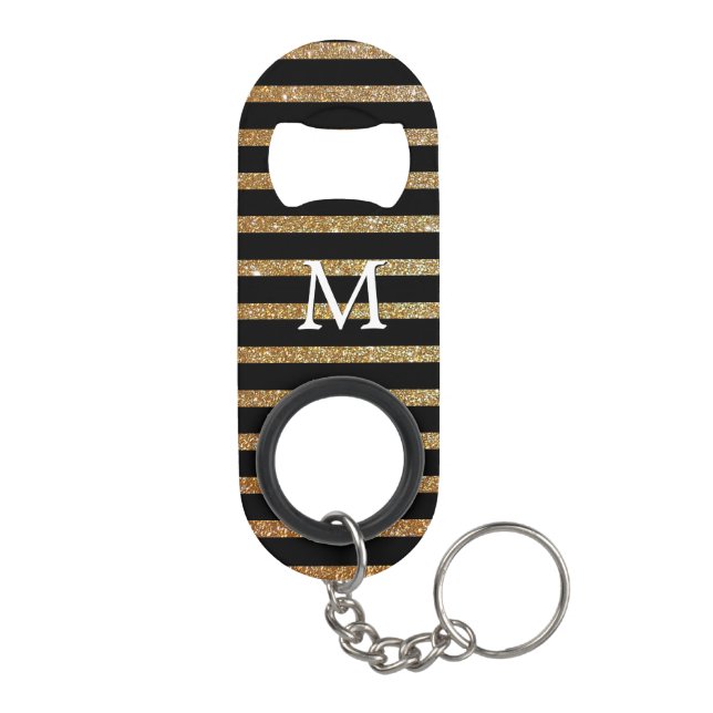 Monogrammed King Tut Mini Speed Bottle Opener (Back)