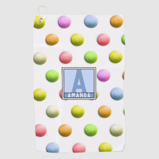 Monogrammed Ladies Golf Gifts Towel