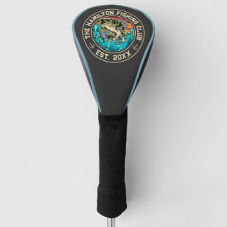 Monogrammed Largemouth Bass Fishing Club Golf Head Cover