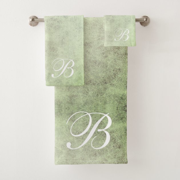 Monogrammed Light Sage Green Bath Towel Set Zazzle   Monogrammed Light Sage Green Bath Towel Set R20b75e273b6f43f5b8f65a0873a040cc Ezaga 630 