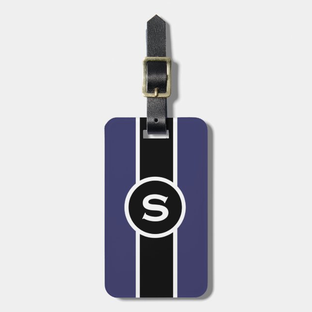 Monogrammed Luggage Tag (Front Vertical)