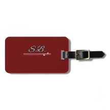 Monogrammed Luggage Tag