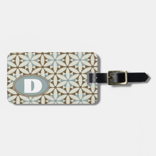 Monogrammed Luggage Tag Template