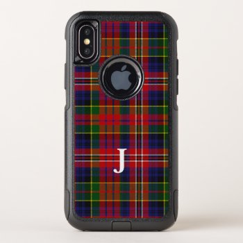 Monogrammed Macpherson Clan Plaid Otterbox Commuter Iphone X Case by Everythingplaid at Zazzle