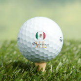 Nigerian flag-coat of arms golf balls