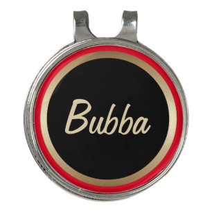 Monogrammed Modern Golfer Golf Hat Clip