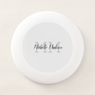 Monogrammed Modern Handwriting Name Initials Wham-O Frisbee