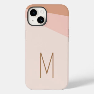 Monogrammed Modern Plain Initial Case-Mate iPhone 14 Case