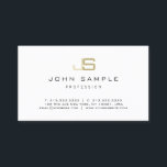 Monogrammed Modern Professional Elegant Simple Business Card<br><div class="desc">Modern Professional Elegant Simple Monogrammed Business Card. Perfect for Real Estate Agents,  Accountants,  Realtors,  Brokers,  Attorneys,  Lawyers,  Doctors,  Corporate Professionals,  Stylists,  Architects,  Engineers,  Directors,  Managers,  Consultants,  Designers,  Musicians.</div>