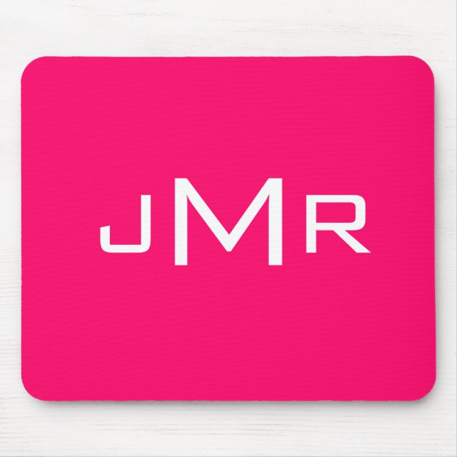 Monogrammed Mouse Pad (Front)