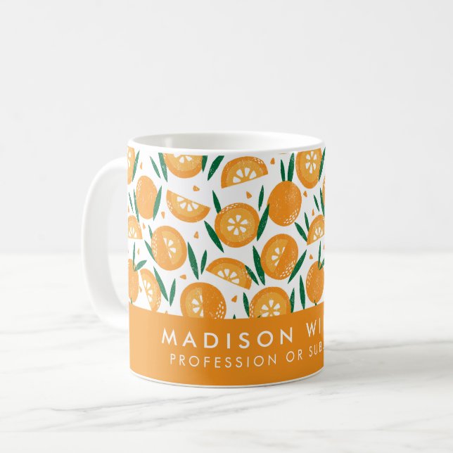monogrammed,name, coffee mug (Front Left)