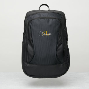 Monogrammed Name - Elegant / Custom Port Authority® Backpack