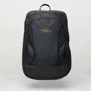 Monogrammed Name - Elegant, Personalized / Custom Port Authority® Backpack