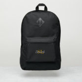 Personalized Backpack Printed With Name Royal Blue 