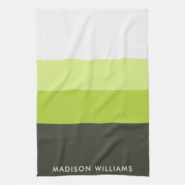 monogrammed,name, kitchen towel (Vertical)