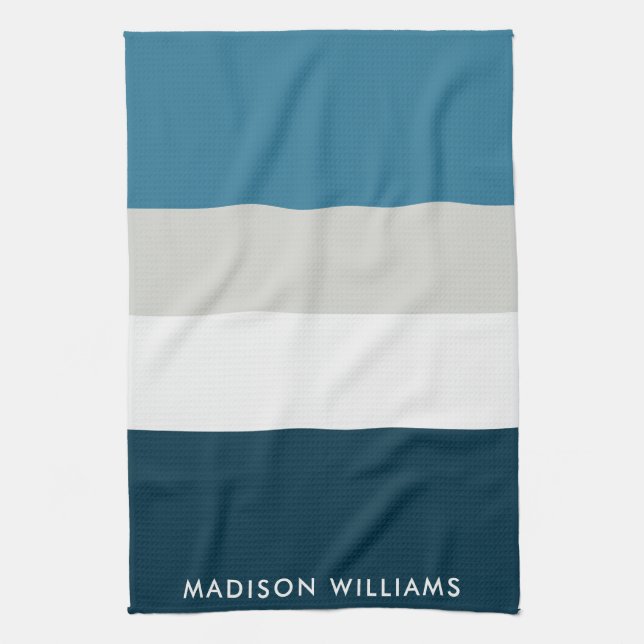 monogrammed,name, kitchen towel (Vertical)