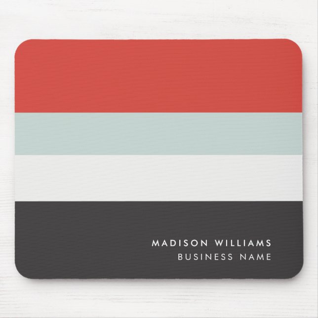 monogrammed,name, mouse pad (Front)