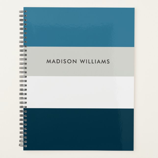 monogrammed,name, planner (Front)