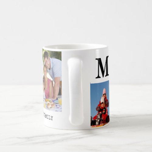 Monogrammed Named Family Photo Personalized Coffee Mug