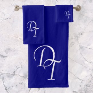 Monogrammed -  navy blue