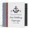Monogrammed Navy Blue Red Anchor Wedding Planner
