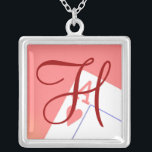 Monogrammed necklace bridesmaid gifts wedding<br><div class="desc">Monogrammed Casino necklace bridesmaid gifts wedding</div>
