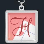 Monogrammed necklace bridesmaid gifts wedding<br><div class="desc">Monogrammed Casino necklace bridesmaid gifts wedding</div>