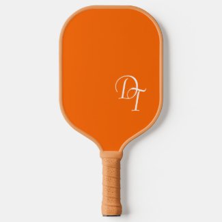 Monogrammed -  neon orange  