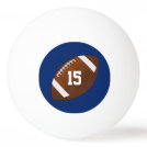 Monogrammed or Numbered Football Ping Pong Balls Monogrammed or Numbered Football Ping Pong Balls