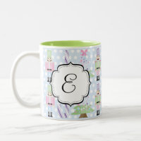 Monogrammed Pastel Nutcracker Suite Tea Coffee Mug