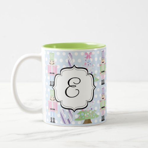 Monogrammed Pastel Nutcracker Suite Tea Coffee Mug