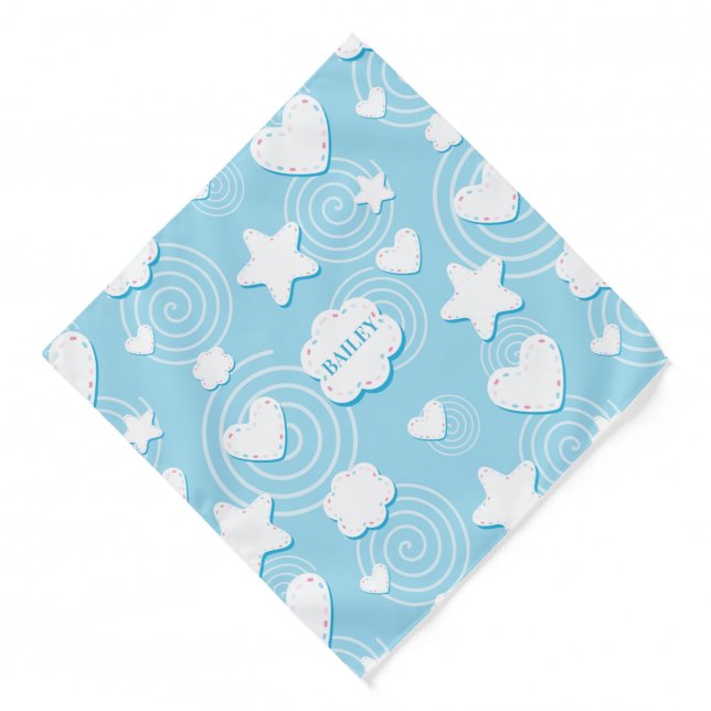 Monogrammed Patch  Bandana (Front)