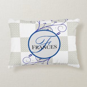 Monogrammed Personalized Accent Pillow