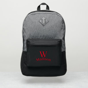 Monogrammed Personalized Kids Adult Teen Laptop Port Authority® Backpack