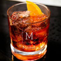 Monogrammed Personalized Rocks Glass