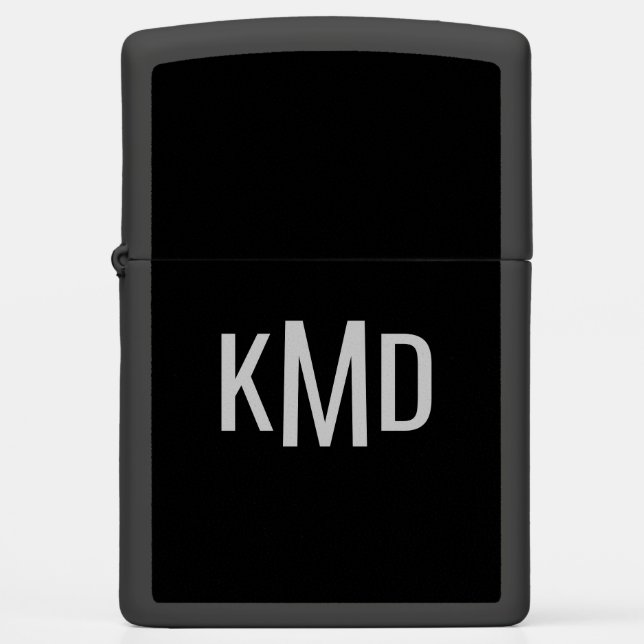 Monogrammed Personalized Zippo Lighter (Front)