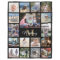 Monogrammed Photo Collage Black, White and Gold