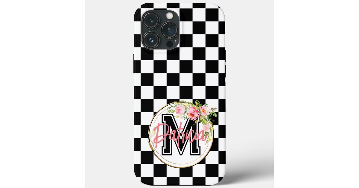  iPhone 14 monogram initials floral letter D roses vintage  flowers Case : Cell Phones & Accessories