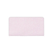 Monogrammed Pink Lips And Damask Checkbook Cover (Back)