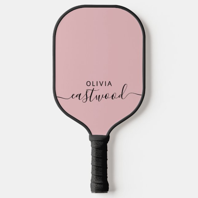 Monogrammed Pink  Pickleball Paddle (Front)