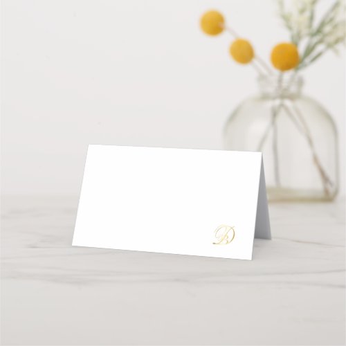 Monogrammed place cards for Diner en Blanc picnic