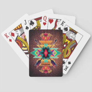 Monogrammed Poker Cards
