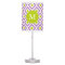 Monogrammed Purple Green Diamonds Ikat Pattern