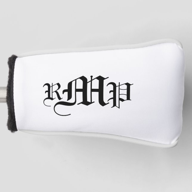 Monogrammed Putter Cover (Front)