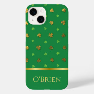 Monogrammed Shamrock Irish iPhone / iPad case