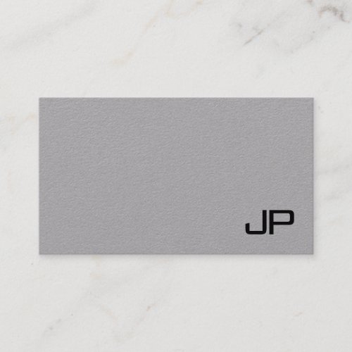 Monogrammed Simple Template Modern Elegant Business Card