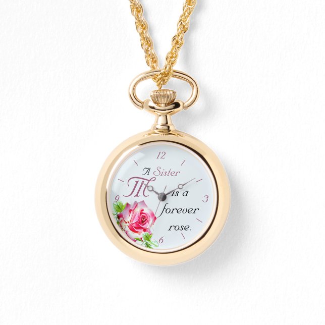 Monogrammed Sisters Necklace Watch (Creator Uploaded)