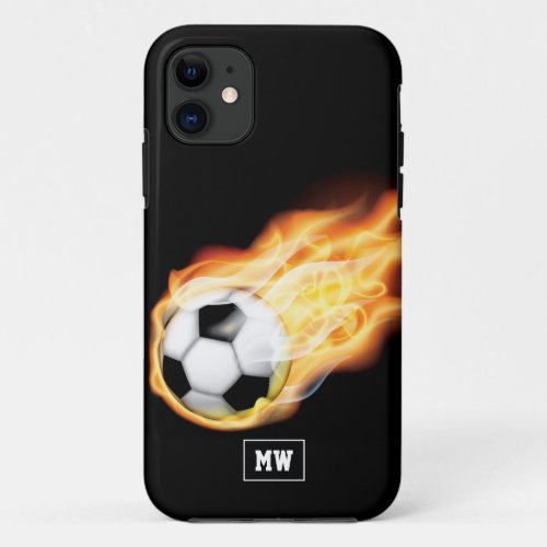 Monogrammed Soccer Case_Mate iPhone Case