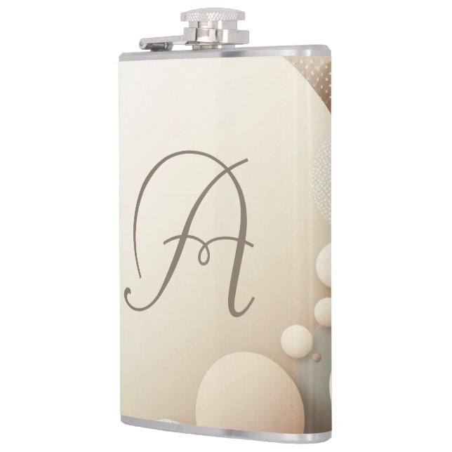 Monogrammed Sphere Harmony Flask (Left)