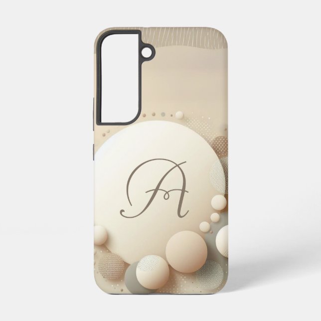 Monogrammed Sphere Harmony Samsung Galaxy Case (Back)